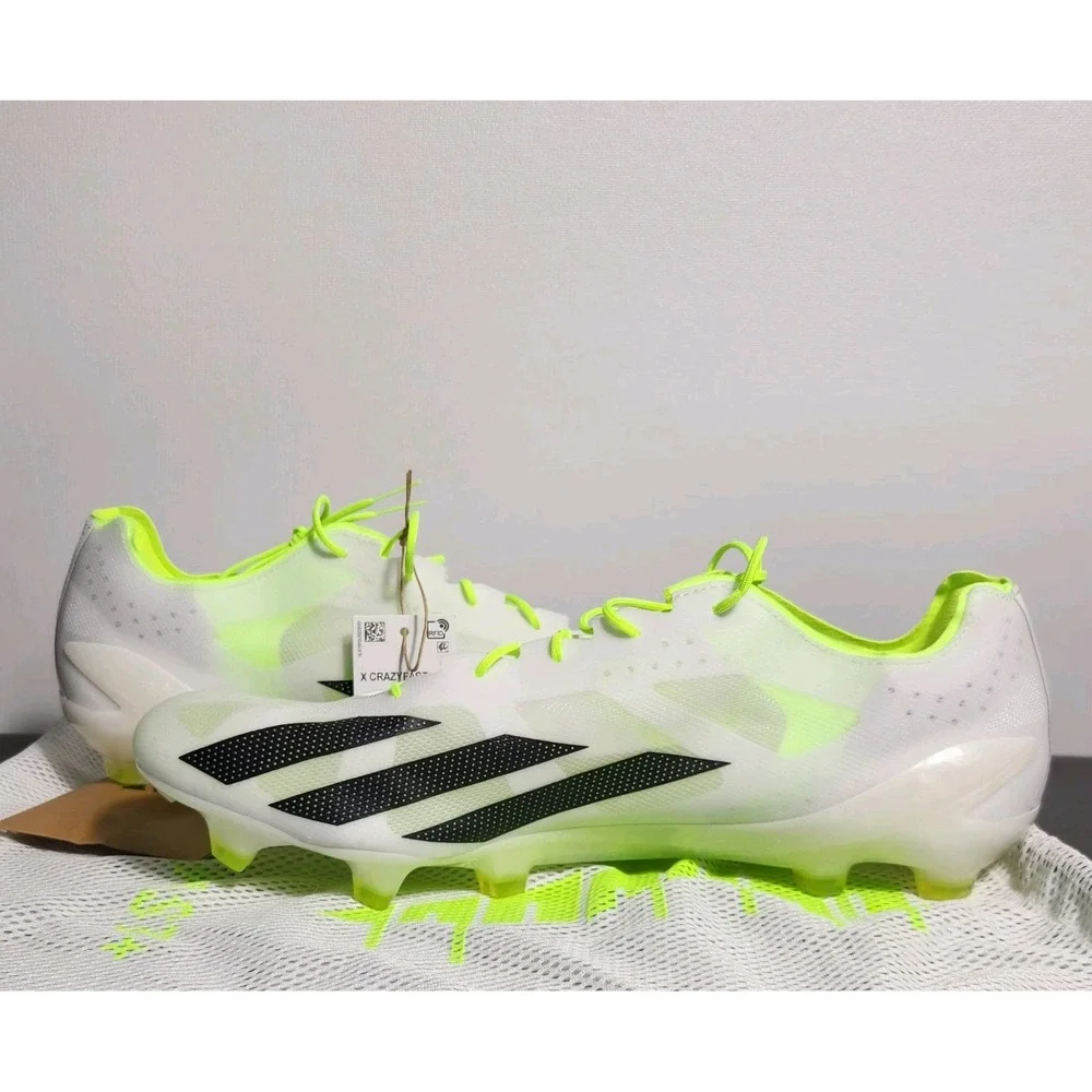 Adidas X CRAZYFAST+ FG Cloud White GY7377 Soccer Cleats Mens Size 12.5
